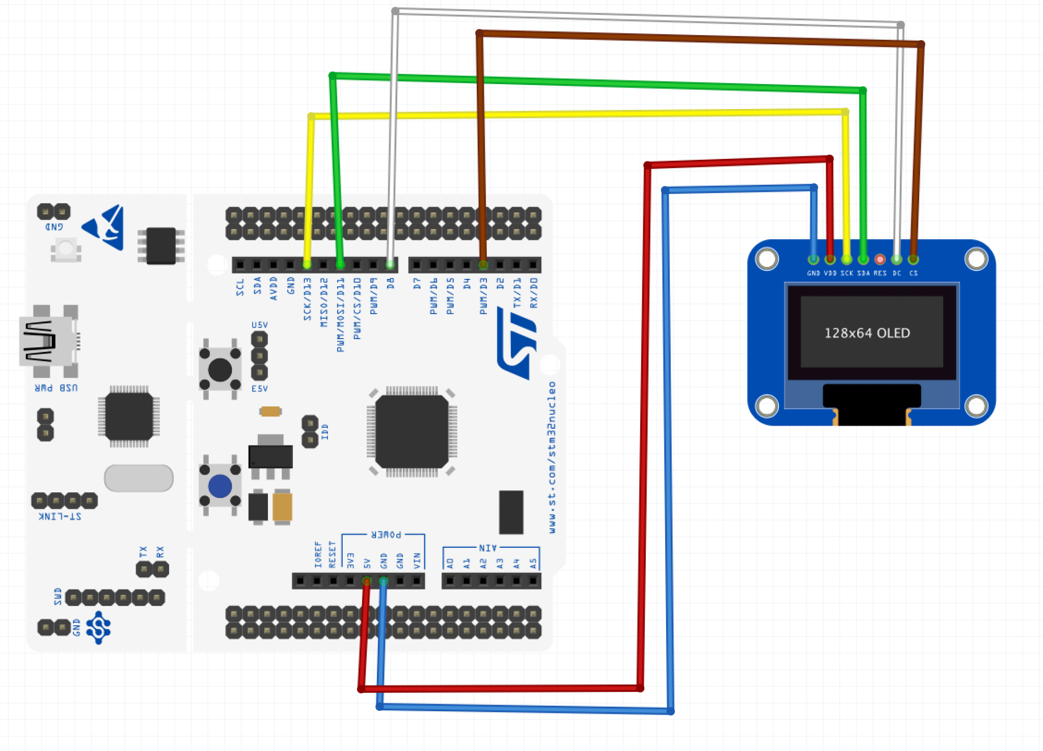 Working with STM32 and Displays: SSD1306 SPI OLED display ...