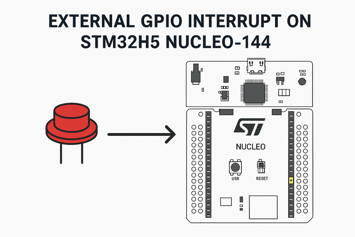 Getting Started with STM32H5 ARM Cortex M33: External Interrupt ...