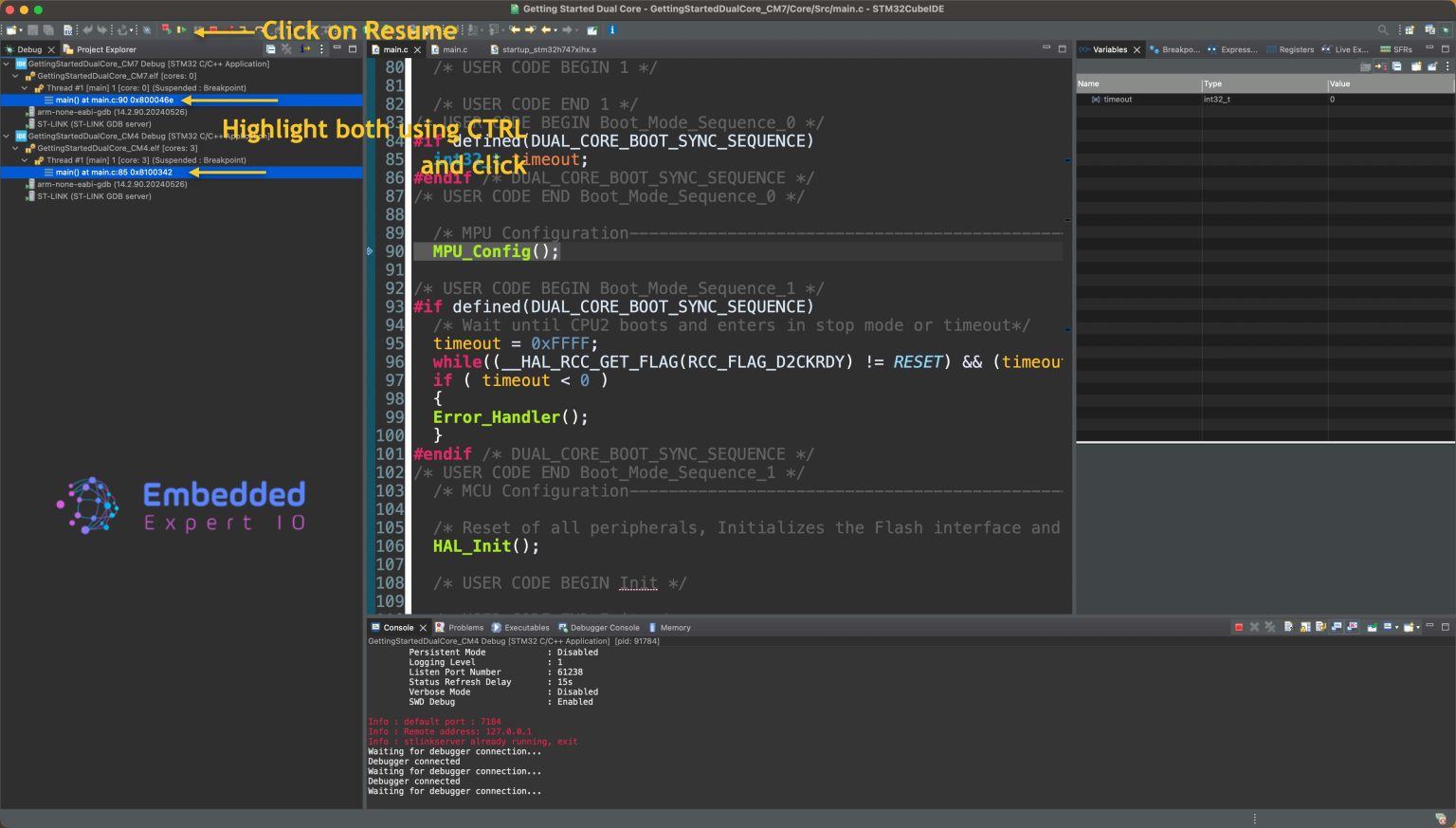 Getting Started with STM32H7 Dual Core: How to Debug the Firmware ...